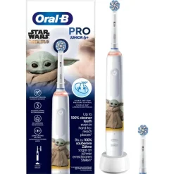 Discount Oral-B Pro Junior 6+ Star Wars Yoda Elektrische Tandenborstel By Braun
