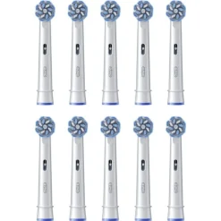Oral-B Sensitive Clean Opzetborstels Wit - 10 Stuks