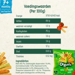 Sale Organix Bio Veggie Groente Sticks