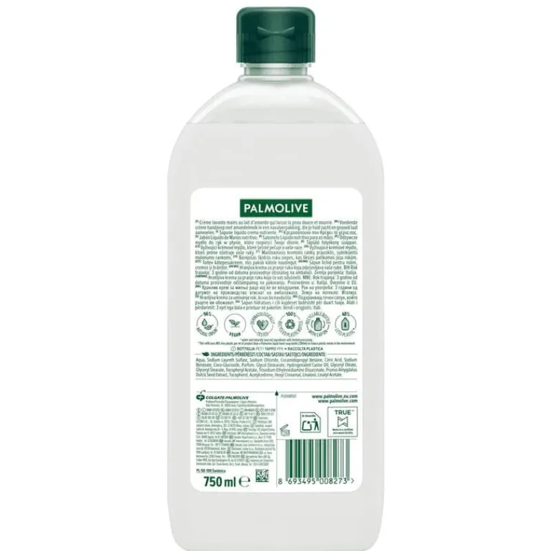 Best Palmolive Naturals Melk en Amandel Handzeep Navul Fles 750 ML