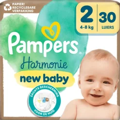 Clearance Pampers Harmonie Luiers Maat 2 4-8 KG 30 Stuks