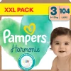 Outlet Pampers Harmonie XXL Pack Luiers Maat 3 6-10 KG 104 Stuks
