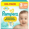 Clearance Pampers Premium Protection XXL Pack Luiers Maat 3 6-10 KG 129 Stuks