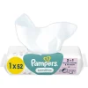 Hot Pampers Sensitive Billendoekjes 52 Stuks