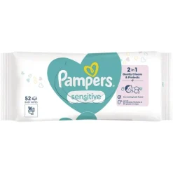 Hot Pampers Sensitive Billendoekjes 52 Stuks
