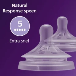 Clearance Philips Avent Flesspeen Natural SCY965/02 6,0 T5 2 stuks