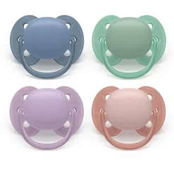 Sale Philips Avent Fopspeen Ultra Soft 6-18M Double Pack, mixed - SCF091/44