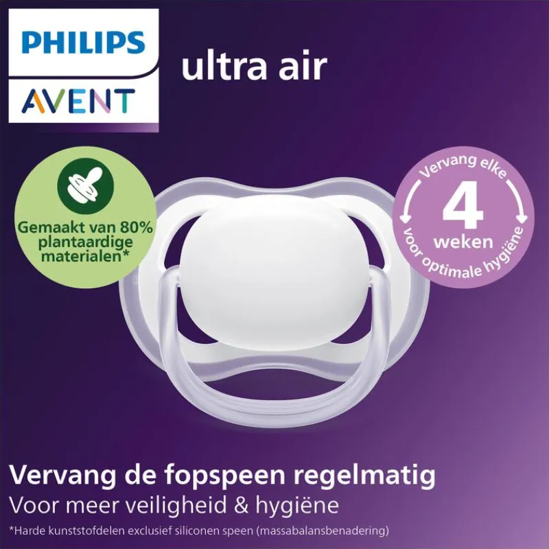 Discount Philips Avent Fopspeen Ultra Air Day 6-18M Double Pack - SCF087/11