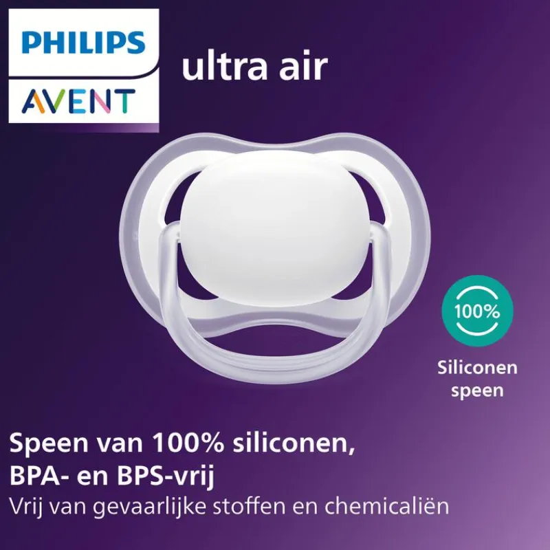Discount Philips Avent Fopspeen Ultra Air Day 6-18M Double Pack - SCF087/11