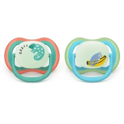 Philips Avent Fopspeen Ultra Air Night 6-18M Double Pack - SCF376/28