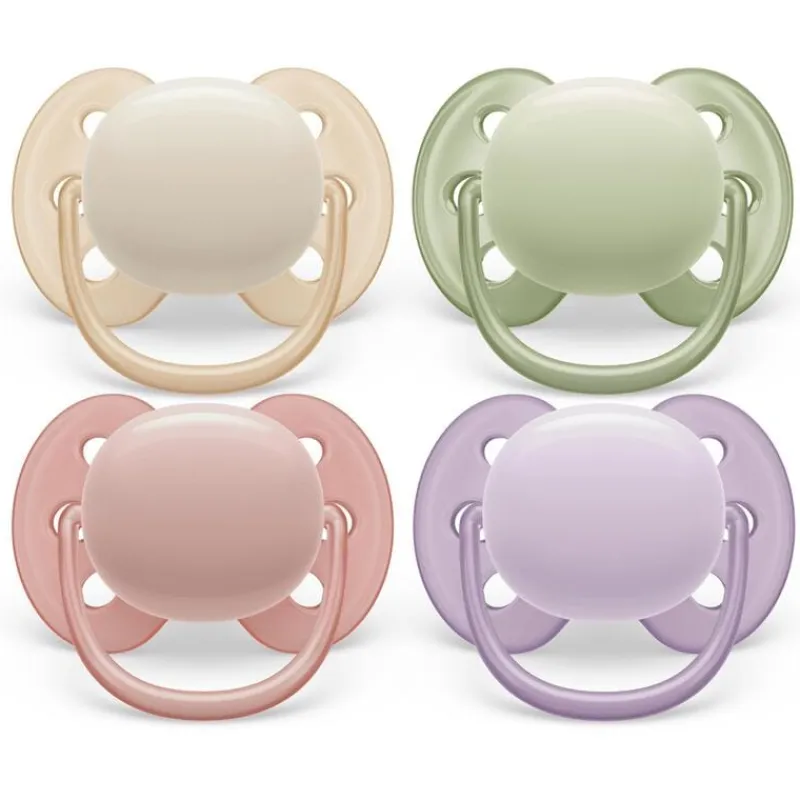 Best Philips Avent Fopspeen Ultra Soft 0-6M Double Pack, mixed - SCF091/39