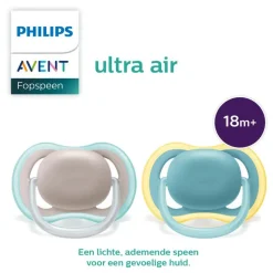 New Philips Avent Fopspeen Ultra Air Day 18M+ Double Pack - SCF349/50