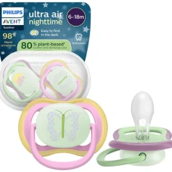 Philips Avent Fopspeen Ultra Air Night 6-18M Double Pack - SCF376/29