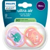 Discount Philips Avent Fopspeen Ultra Air Day 18M+ Double Pack, mixed - SCF349/49