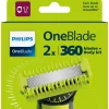 New Philips OneBlade 360 Vervangmesjes + Body kit - QP624/50