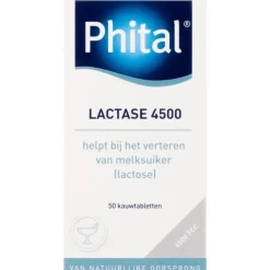 Outlet Phital Lactase 4500 50 kauwtabletten