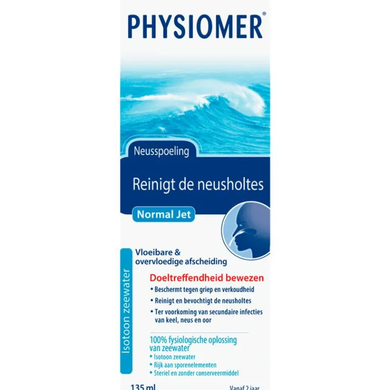 New Physiomer Normal Jet Neusspray bij Verkoudheid 135 ML