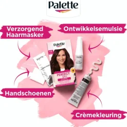 Discount Poly Palette Perfecte Gloss Color Haarverf 468 Subtiel Mahonie