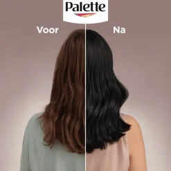 New Poly Palette Perfecte Gloss Color Haarverf 110 Glossy Zwart