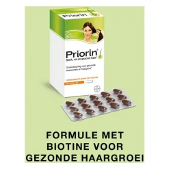 New Priorin 60 Capsules Met Biotine Voor Sterk En Vol Haar Van Binnenuit