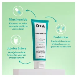 Outlet Q+A Niacinamide Gentle Exfoliating Cleanser 125 ML