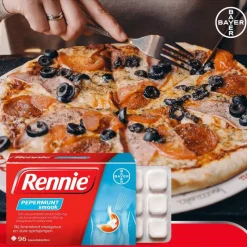 Best Rennie Pepermunt Kauwtabletten Bij Brandend Maagzuur 96 stuks