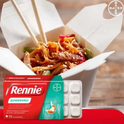 Outlet Rennie Suikervrij Kauwtabletten Bij Brandend Maagzuur 72 Stuks