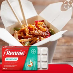 Sale Rennie Suikervrij Kauwtabletten Bij Brandend Maagzuur 36 Stuks