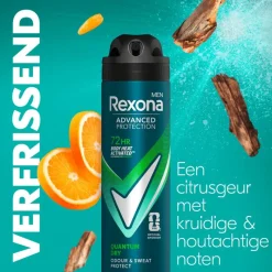 Discount Rexona Men Advanced Protection Quantum Dry Deodorant Spray 150 ML