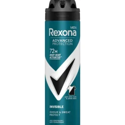 Discount Rexona Men Advanced Protection Invisible B&W Deodorant Spray 150 ML