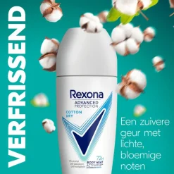 New Rexona Woman Advanced Protection Cotton Dry Deodorant Roller 50 ML