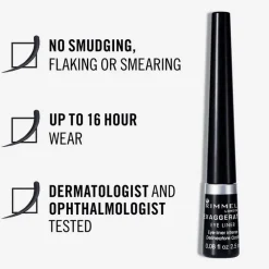 Clearance Rimmel London Rimmel Exaggerate Eyeliner 001 Black