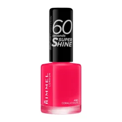 New Rimmel London 60 Seconds Super Shine Nagellak 430 Coralicious 430 - Coralicious