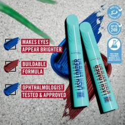 Clearance Rimmel London Kind & Free Lash Loader Mascara - Blauw - 004 Azure Blue