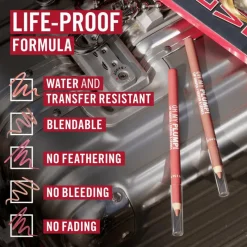 New Rimmel London Oh My Plump! Lip Liner - Nude - 050 Café Latte 050 Cafe Latte