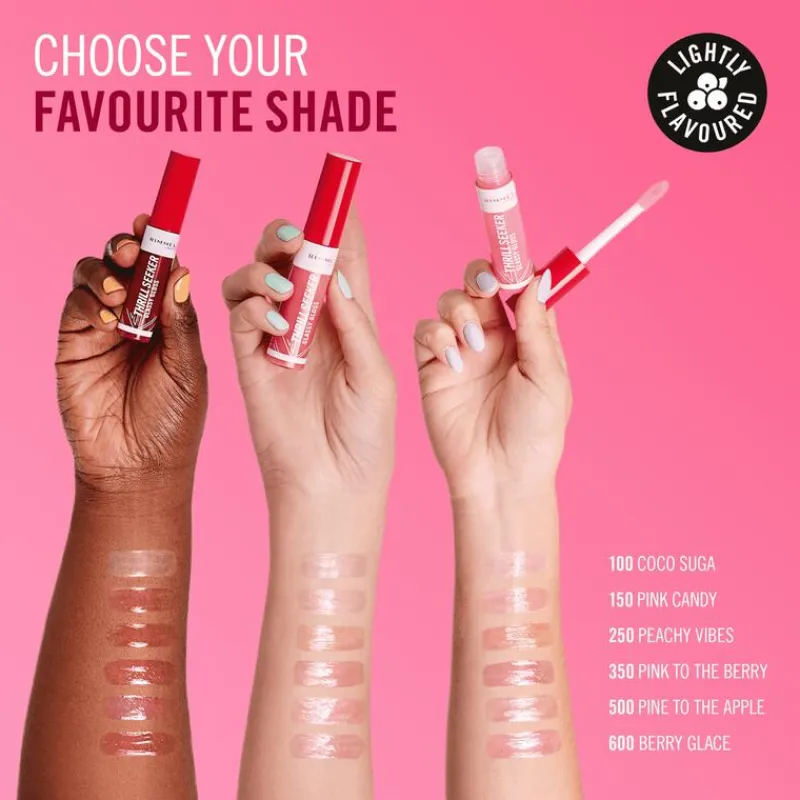 Rimmel London Thrill Seeker Glassy Gloss Lipgloss 10 ML 600 Berry Glace