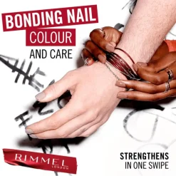 Online Rimmel London Wonder'Bond Care+Color Nagellak - Roze - 001 No Muss No Fuss