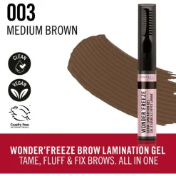 Hot Rimmel London Wonder'freeze Wenkbrauwgel 6 G 003 Medium Brown