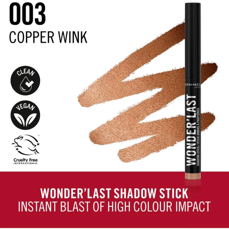 Sale Rimmel London Wonder'last Oogschaduw Stick 003 Copper Wink 1.64 G