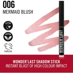 Sale Rimmel London Wonder'last Oogschaduw Stick 1.64 G 006 Mermaid Blush