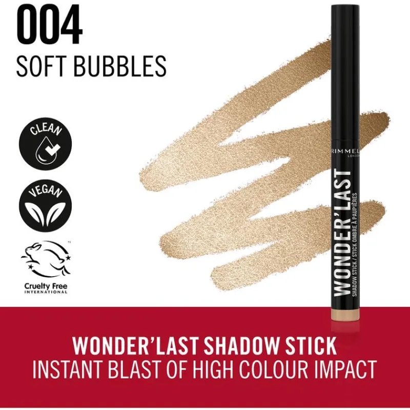 Rimmel London Wonder'last Oogschaduw Stick 1.64 G 004 Soft Bubbles