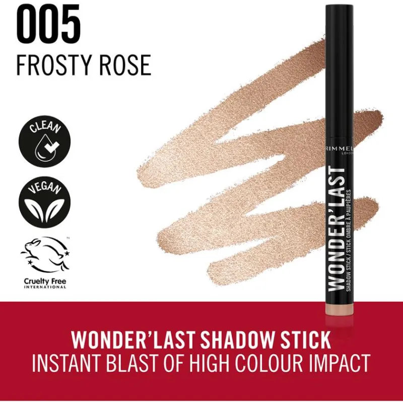 Rimmel London Wonder'last Oogschaduw Stick 1.64 G 005 Frosty Rose