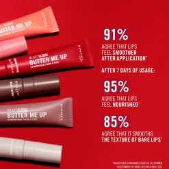 Rimmel London Rimmel Oh My Gloss Butter Me Up Lip Butter - Rood - 004 Red Velvet