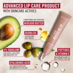 Clearance Rimmel London Rimmel Oh My Gloss Butter Me Up Lip Butter - Bruin - 001 Latte Delight