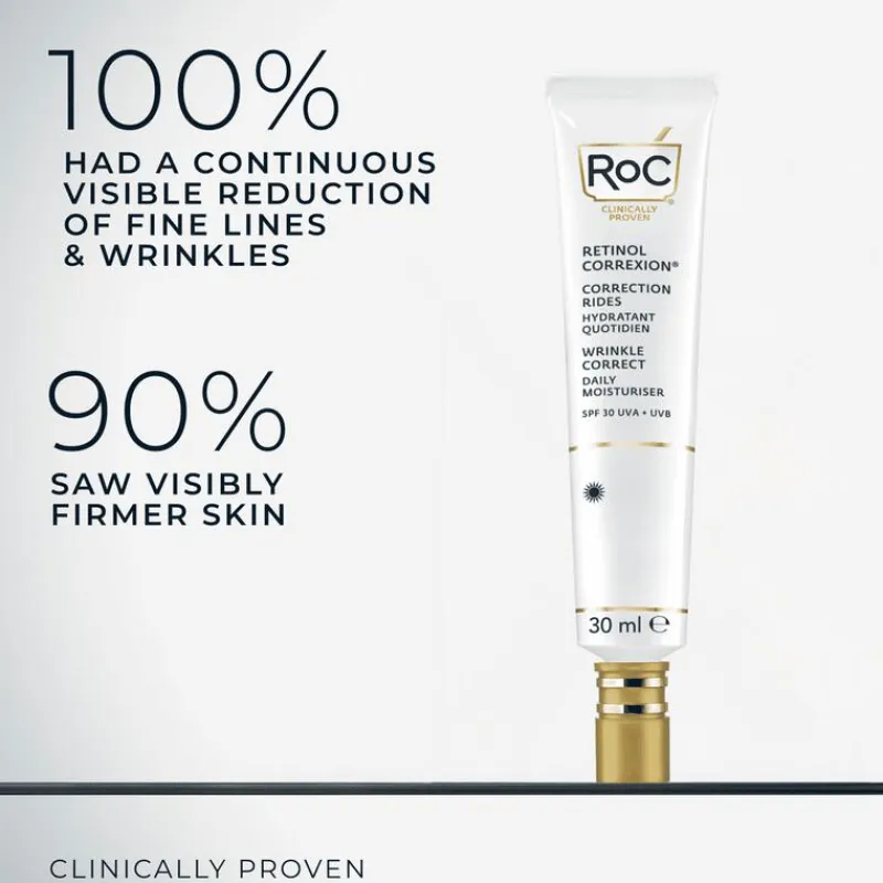 New RoC Retinol Correxion Wrinkle Correct Moisturizer SPF30 30 ML