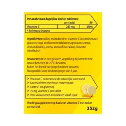 New Roter Vitamine C 70 mg citroen 800 kauwtabletten