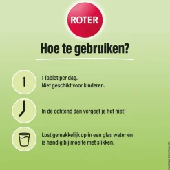 Outlet Roter Vitamine C 1000mg Bruistabletten Lime/Lychee15 stuks