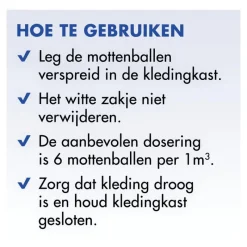 Discount Roxasect Mottenballen 20 stuks