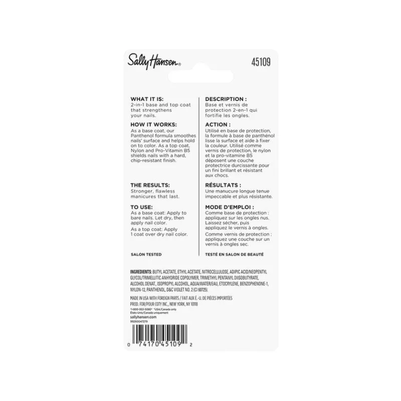 Online Sally Hansen Double Duty Strengthening - Base- & Topcoat