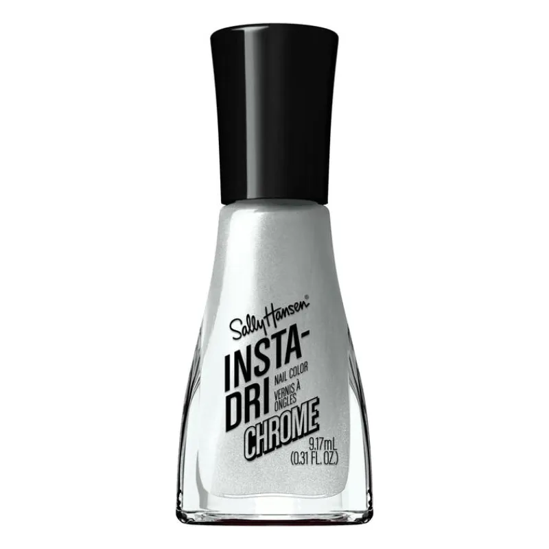 Hot Sally Hansen Insta-Dri Chrome Nagellak - Zilver - 125 Polar Platinum